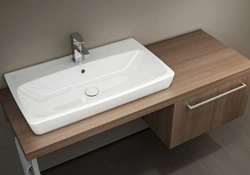 Bathroom sink 50 cm photo