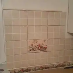 How to lay tiles in the kitchen photo