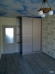 Photo of a wardrobe in a bedroom in Khrushchev