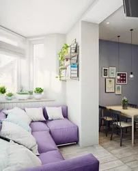 Lodjiya 40 Ilə Bir Otaqlı Mənzilin Dizaynı