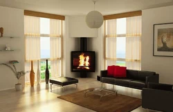 Apartment design with windows on one wall