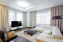 Apartment design with windows on one wall