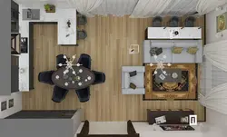 Oshxonaning Ichki Qismi Yuqoridan