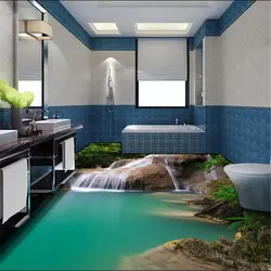Bathroom interior floor photo
