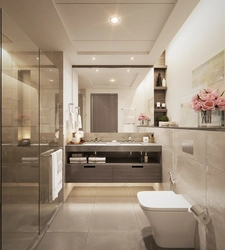 Bathtub With Two Sinks Interior