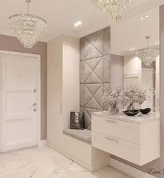 Hallway design with soft seat