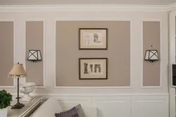 Walls With Baguettes In The Living Room Interior