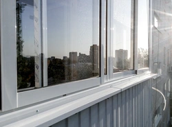 Sliding loggia windows photo