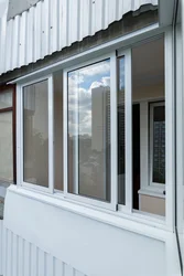 Sliding loggia windows photo