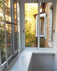 Раздвижные окна лоджии фото