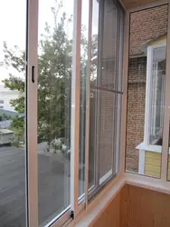 Sliding loggia windows photo