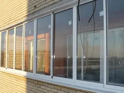 Рассоўныя вокны лоджыі фота