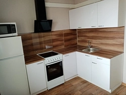 Niagara oak countertop in the kitchen interior