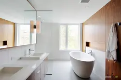Bath design with beams