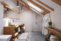 Bath design with beams