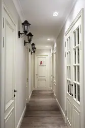 Hallway Design With Many Doors