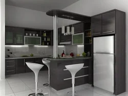 4 by 4 kitchen with breakfast bar photo