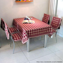 Covers for metal chairs with backrest for the kitchen photo