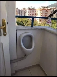 Санузел на балконе фото