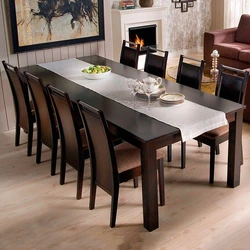 Dining table for kitchen photo