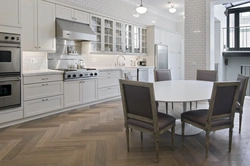 Kitchen Interior Oak Floor