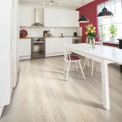 Kitchen interior oak floor
