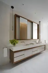 Bathroom design with large sink