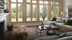Living Room With Veranda Interior Photo