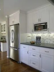 Kitchen photo if there is a niche for the refrigerator