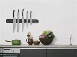 Interior of knives in the kitchen
