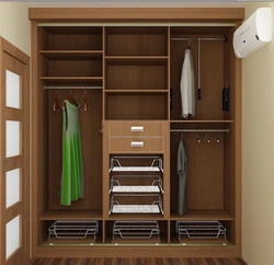 Sliding wardrobes in the hallway photos inside and outside