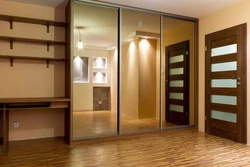 Sliding wardrobes in the hallway photos inside and outside