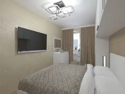 Bedroom design in Khrushchev 8 sq.m.