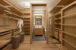 Room design with dressing room and bathroom