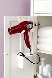 Hairdryer in the bathroom photo