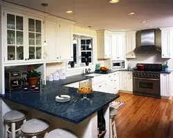 Design Of A Corner Kitchen In A Country House