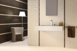 Italon porcelain tiles in the bathroom interior