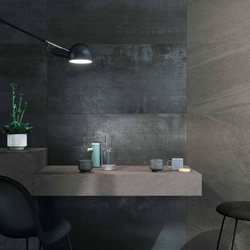 Italon porcelain tiles in the bathroom interior