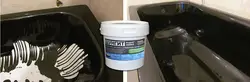 Acrylic bathtub painting photo