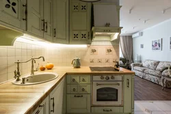 Kitchen Design In Provence Style 6 Sq.M.