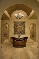 Castle style bath design