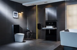 Bathroom design wall hung toilet