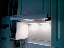 Photo of a kitchen with a 50 cm hood