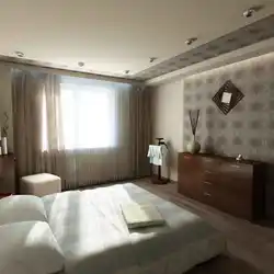 Photo of suspended ceilings in a bedroom 14 sq m photo