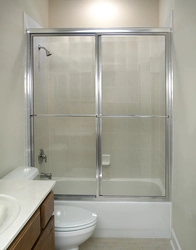Bathroom design glass doors