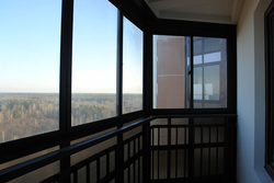 Photo of a black loggia