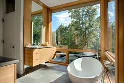 Photo Of A Bathroom In A Field