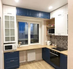 Kitchen Design 22 Sq M Photo With Window