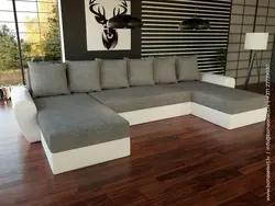 Yashash Xonasi Fotosurati Uchun 3 Metrli Katta Divanlar