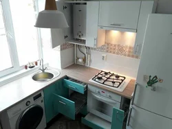 Kitchen design 7 in Khrushchev